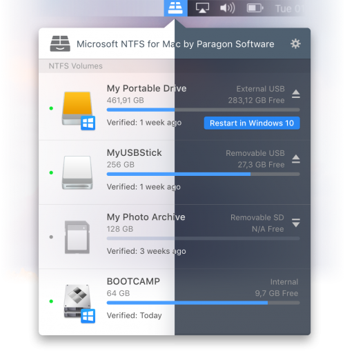 Paragon NTFS Mac